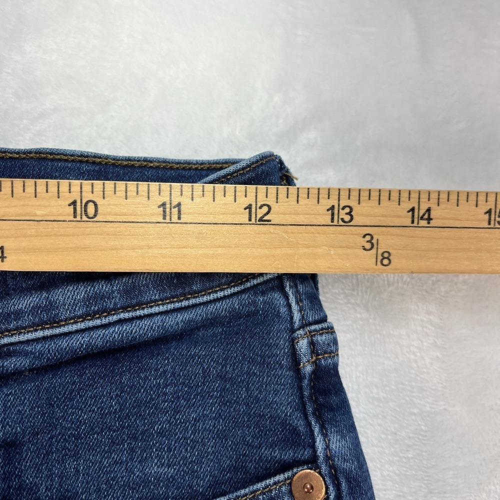 Madewell Mid-Rise Kick Out Jeans Womens Petite 25 Denim Casual - Picture 5 of 13